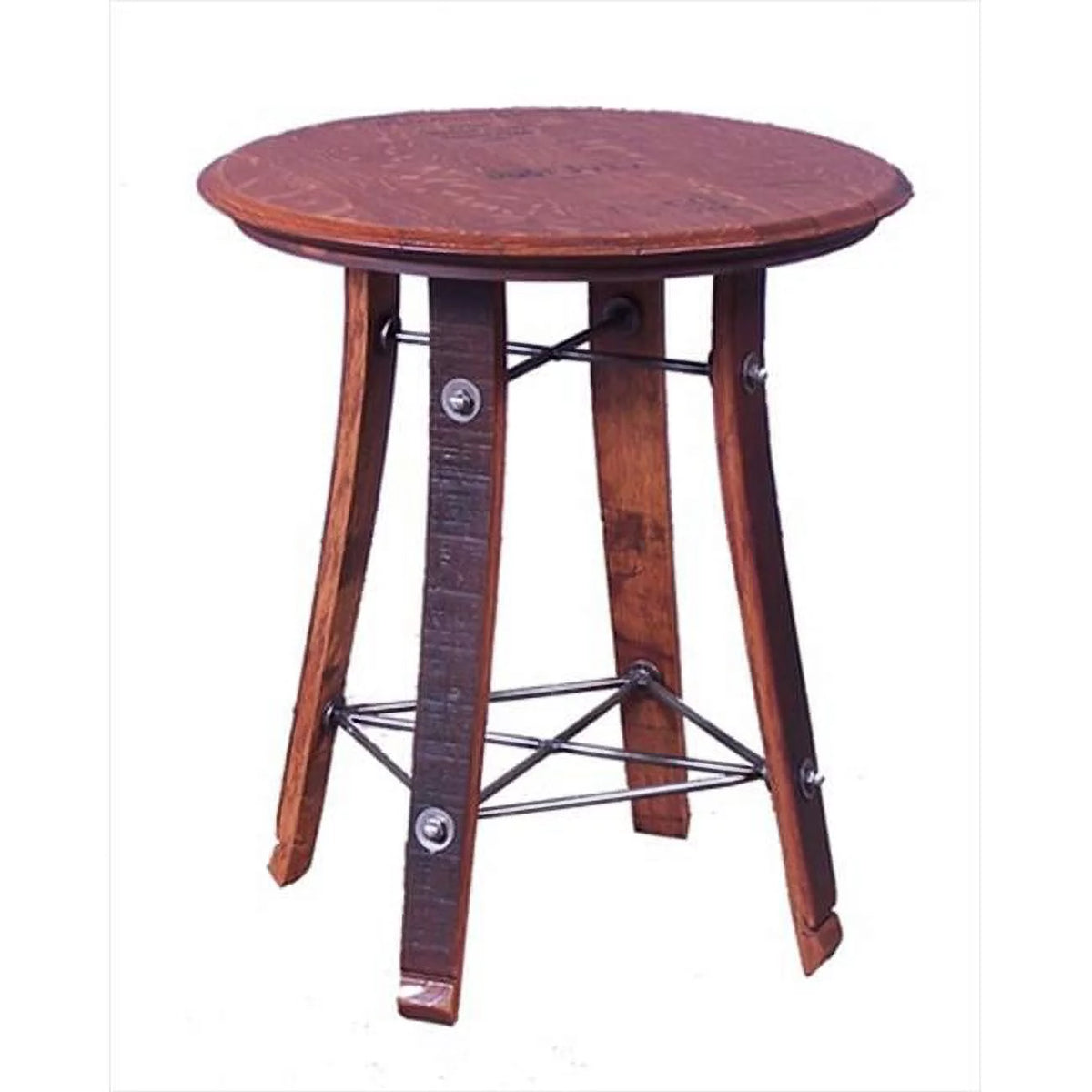 24 in. Wine Barrel Side Table F22118