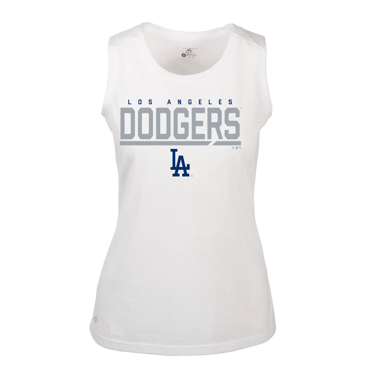 White Los Angeles Dodgers Tank Top J820
