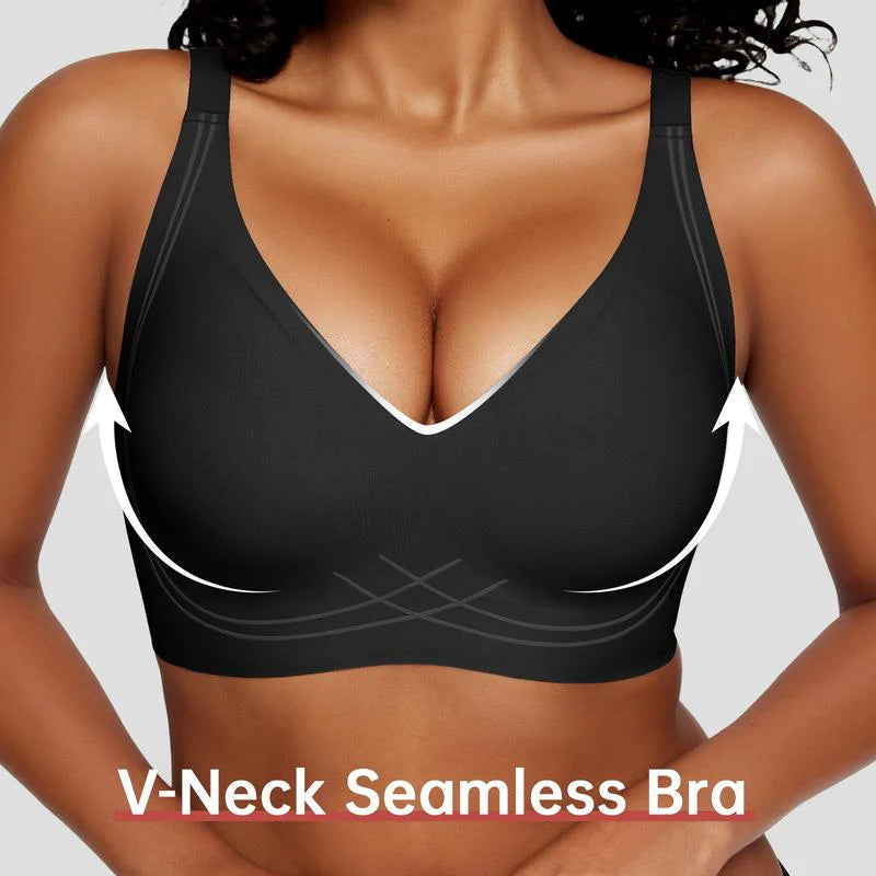Wireless Push-Up Bra with Wide Straps N585530