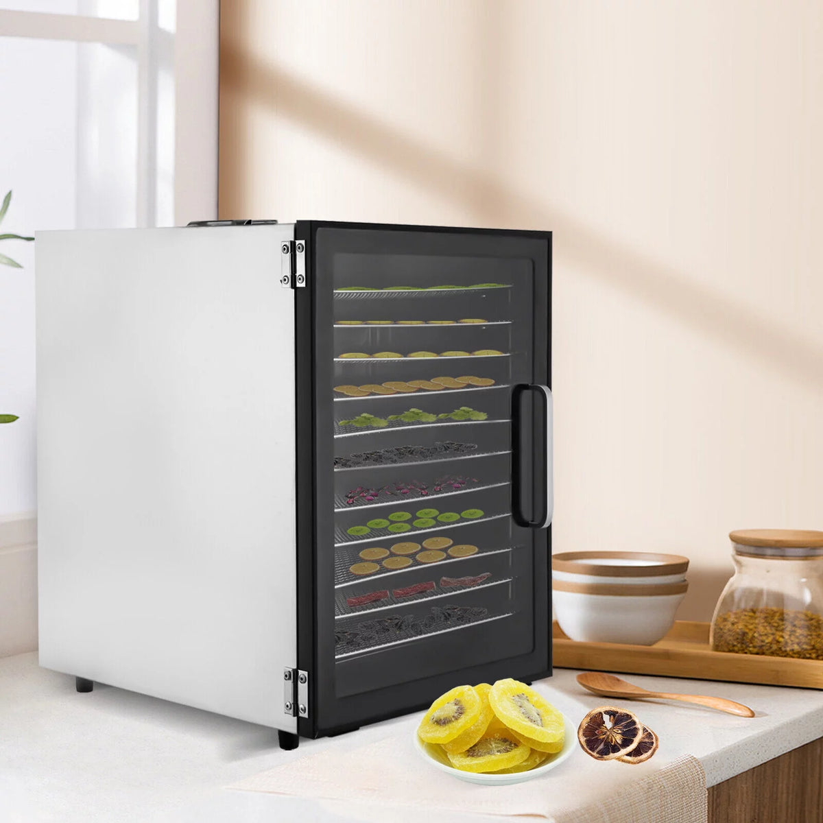 12 Tray Stainless Steel Food Dehydrator 800W O87684