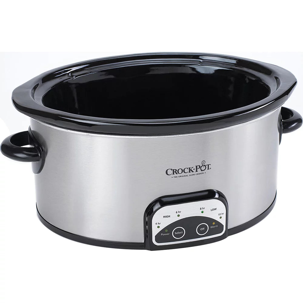 6 Quart Brushed Stainless Steel Slow Cooker W3521