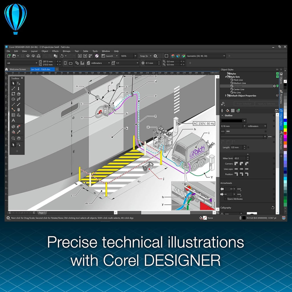 Technical Illustration & Drafting Software P83116