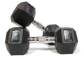 Rubber Hex Dumbbells Pair 10kg X81806