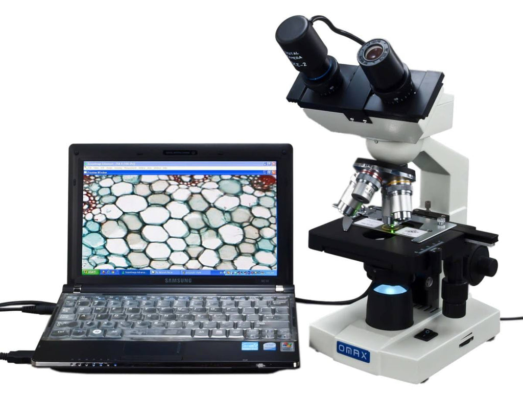 40X-1600X Binocular Compound Microscope with USB Camera P57307