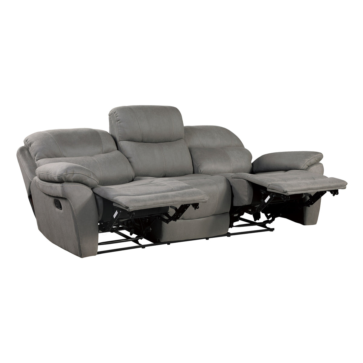 Grey Double Reclining Sofa H187