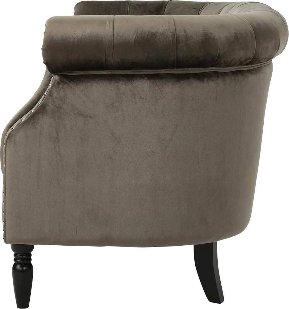 Gray Velvet Loveseat Y365