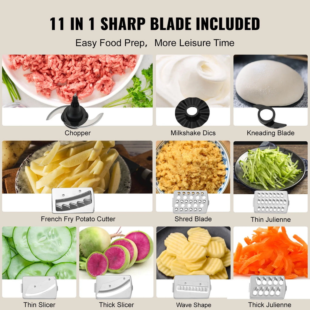 9-Cup 600W Food Processor Vegetable Chopper W6052