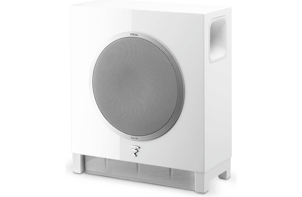 White Bass Reflex Subwoofer with Integrated 150W Amplifier R798245