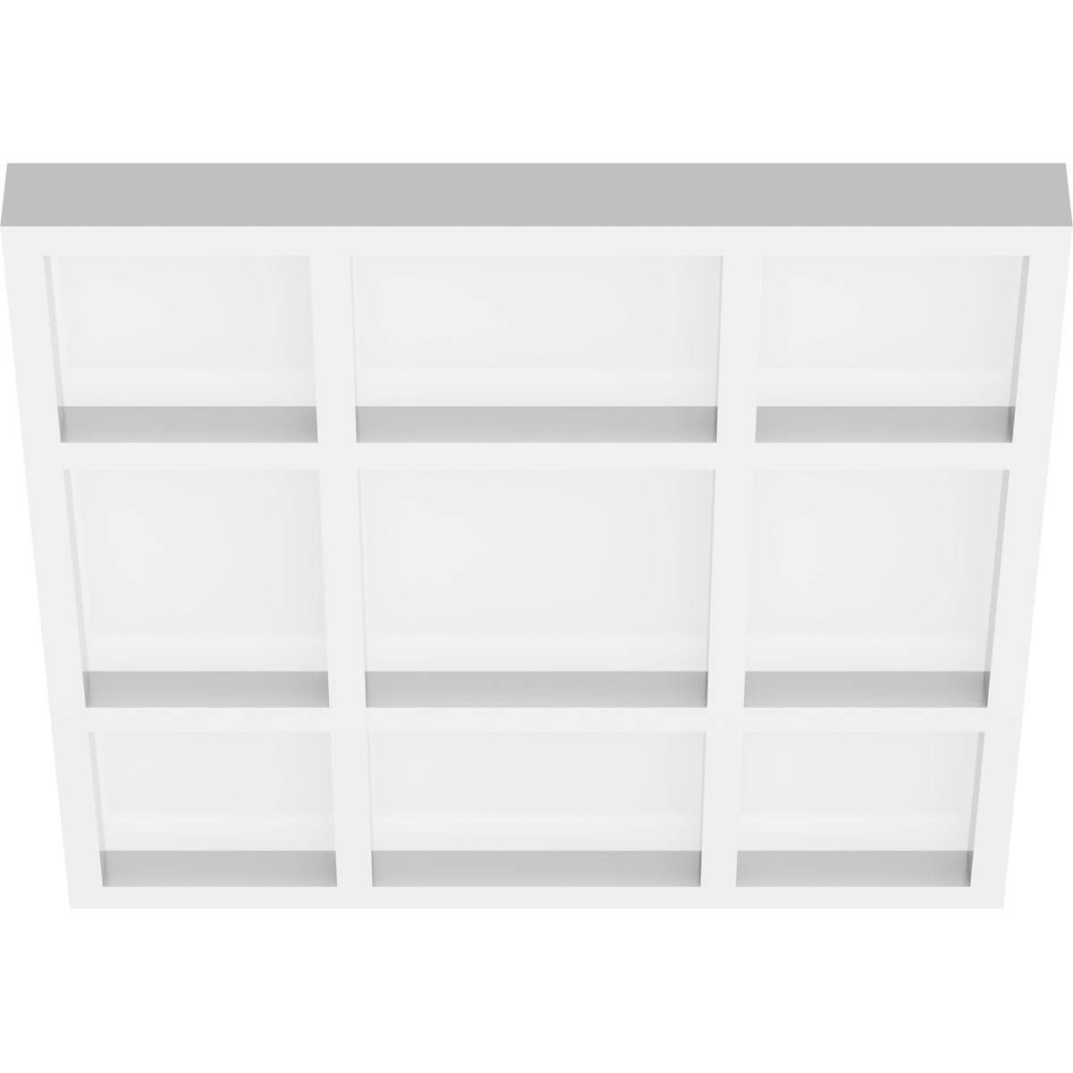 PVC Contemporary Ceiling Medallion - Two Piece E530666